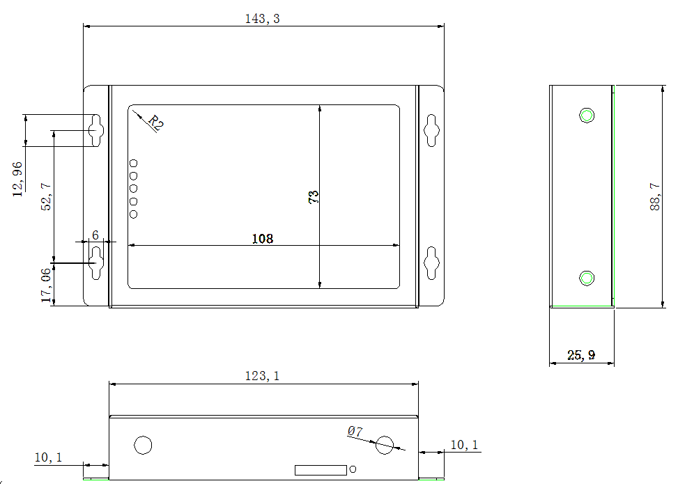 CAN接口模块 4G DTU QK-G4000C(图3)